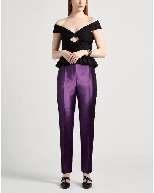 Alberta Ferretti Purple Pants