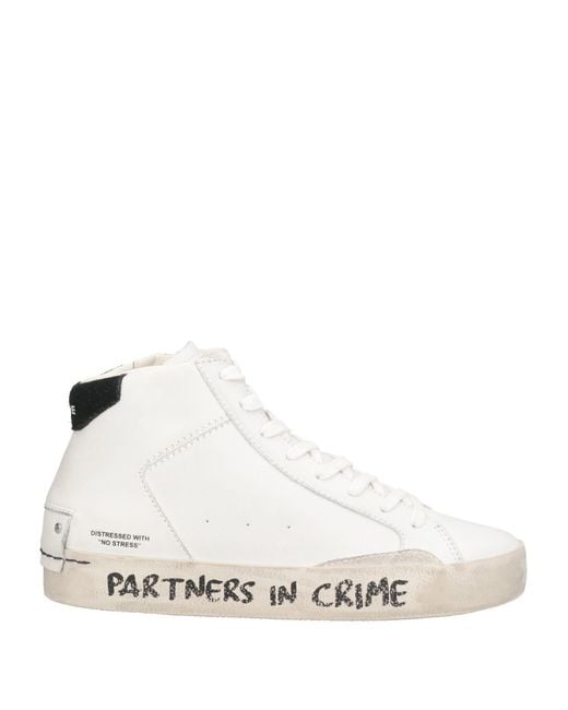 Crime London Natural Sneakers Leather