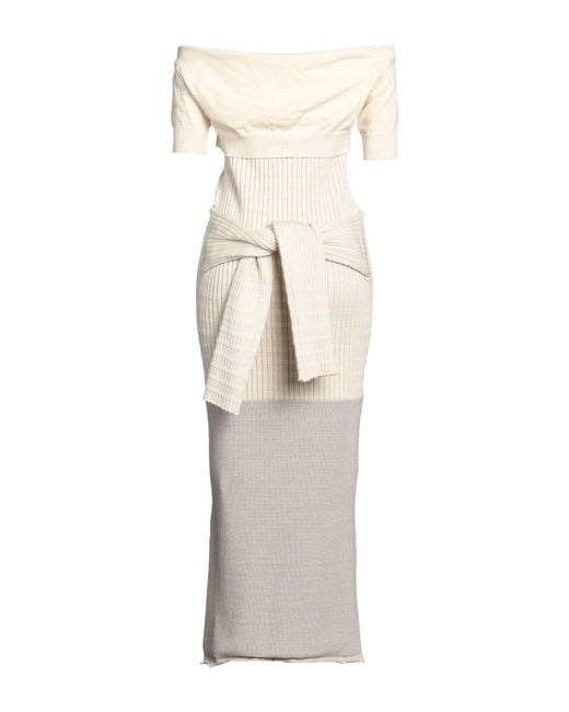 MM6 by Maison Margiela White Midi Dress