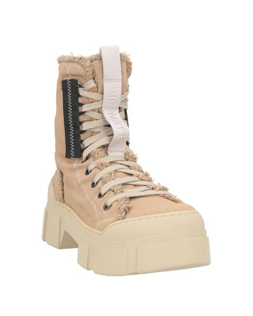 Vic Matié Natural Ankle Boots