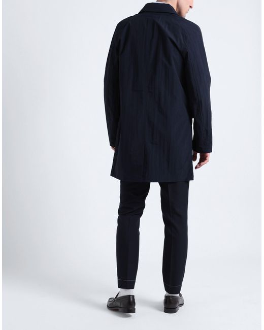 PS by Paul Smith Blue Overcoat & Trench Coat for men
