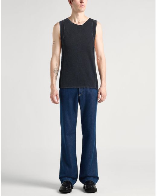 Roberto Collina Black Tank Tops for men