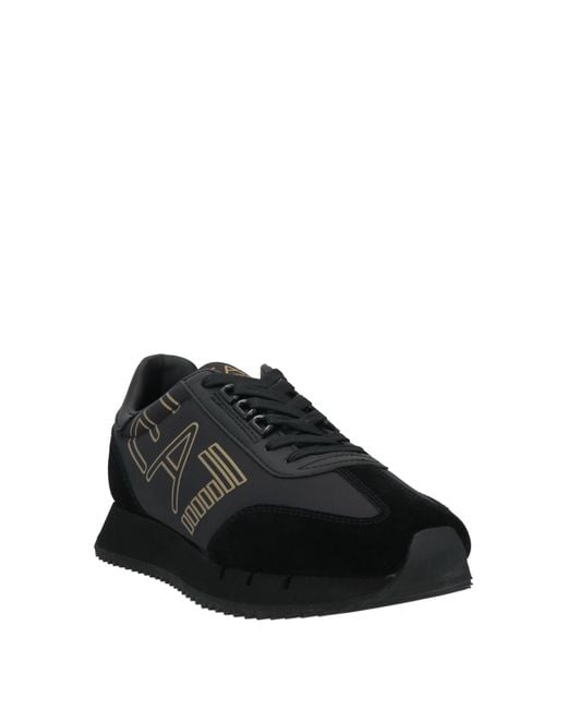 EA7 Black Sneakers for men