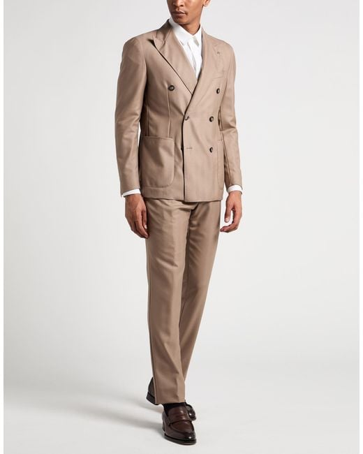 Tagliatore Natural Suit Super 130S Wool for men