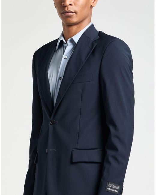 Just Cavalli Blue Suits for men