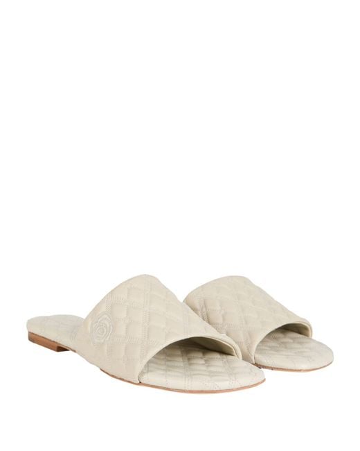 Burberry White Sandals