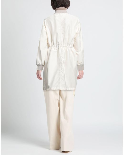 Moorer White Jacke, Mantel & Trenchcoat
