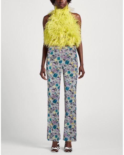 Blugirl Blumarine Blue Pants Polyester, Elastane