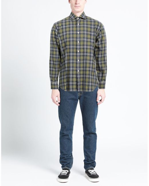 Alessandro Gherardi Gray Shirt Cotton for men