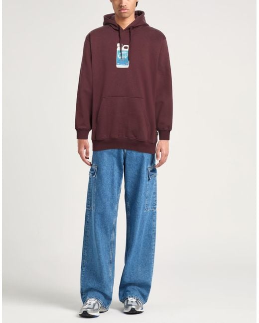 Vans Red Sweatshirt Cotton, Polyester for men