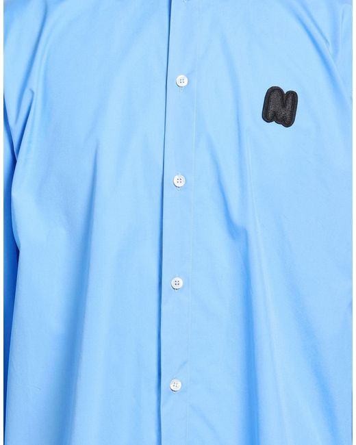 MSGM Blue Shirts for men