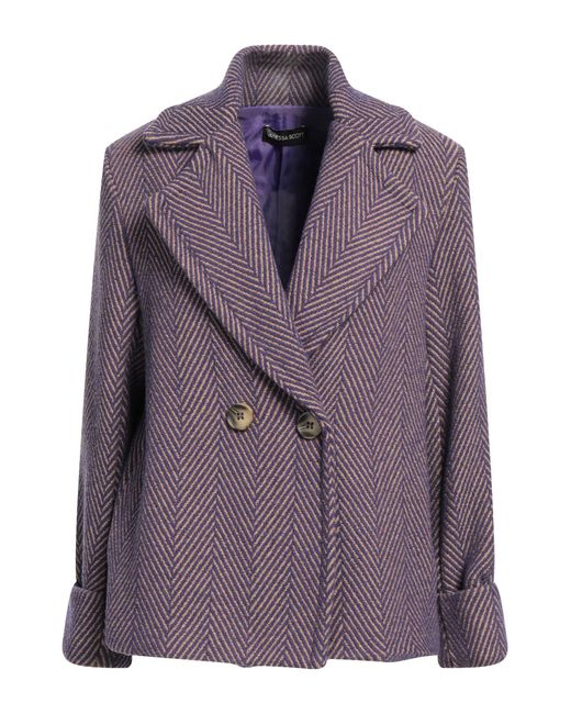 Abrigo VANESSA SCOTT de color Purple