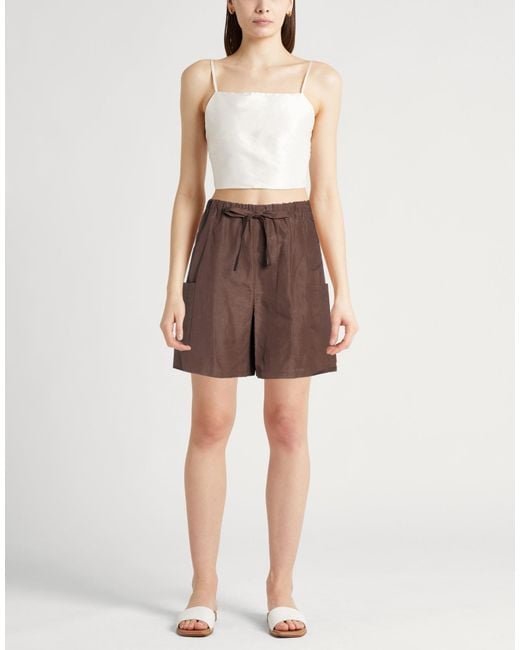 Max Mara Brown Shorts & Bermuda Shorts