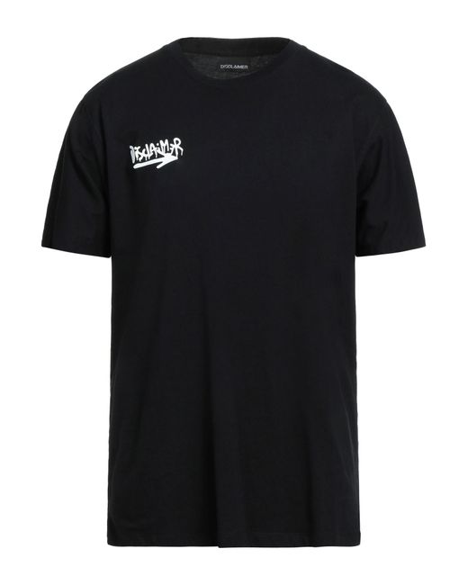 DISCLAIMER Black T-shirt for men