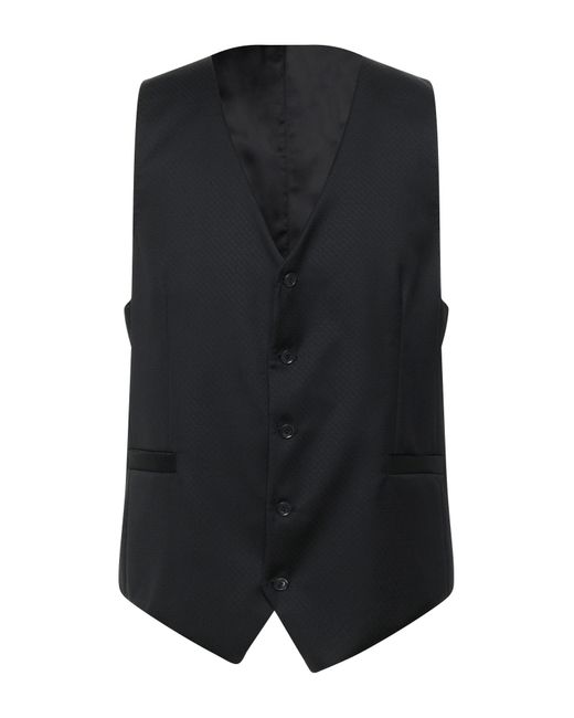 Tiger Of Sweden Black Tailored Vest Wool for men