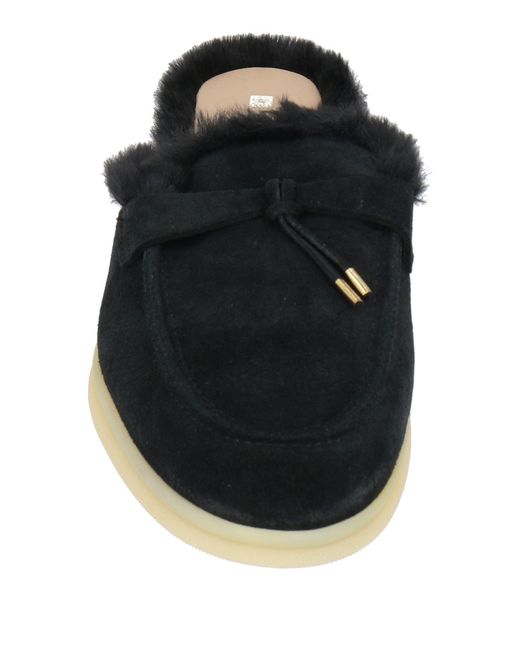 Piumi Black Mules & Clogs