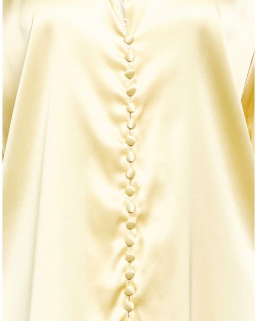 Dries Van Noten Metallic Shirt Silk, Elastane