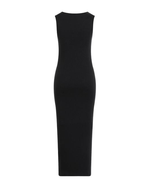 J.W. Anderson Black Midi Dress Cotton