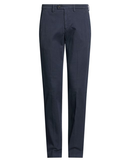 Corneliani Blue Pants Cotton, Elastane for men