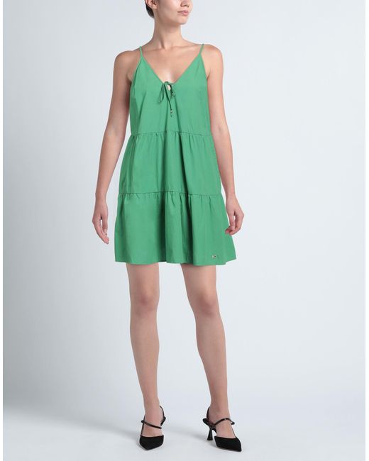 Tommy Hilfiger Green Mini Dress