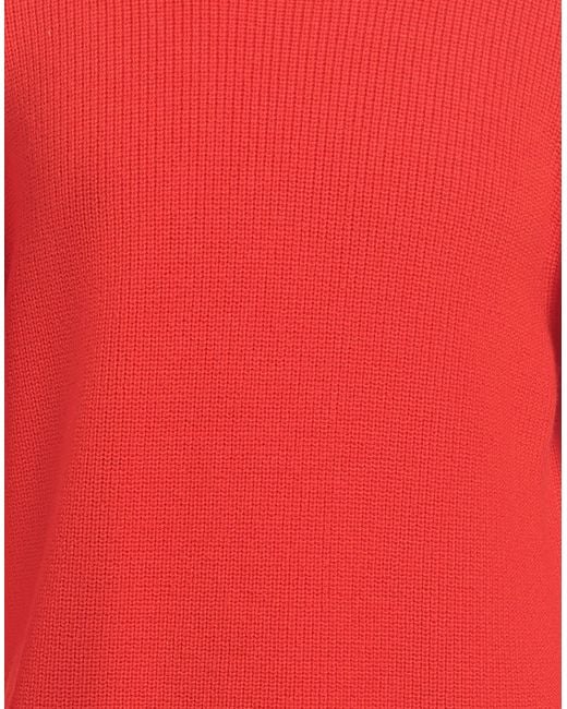 Amaranto Rollkragenpullover in Red für Herren