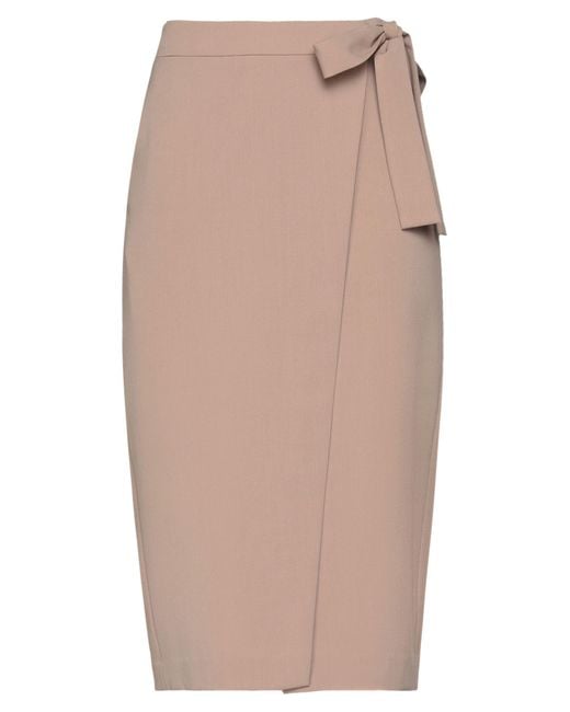 Jupe midi SEVENTY VENEZIA en coloris Natural