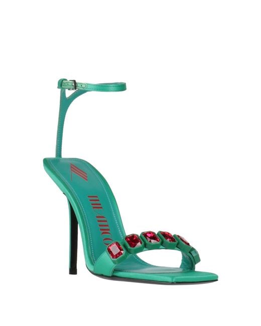 The Attico Green Sandals