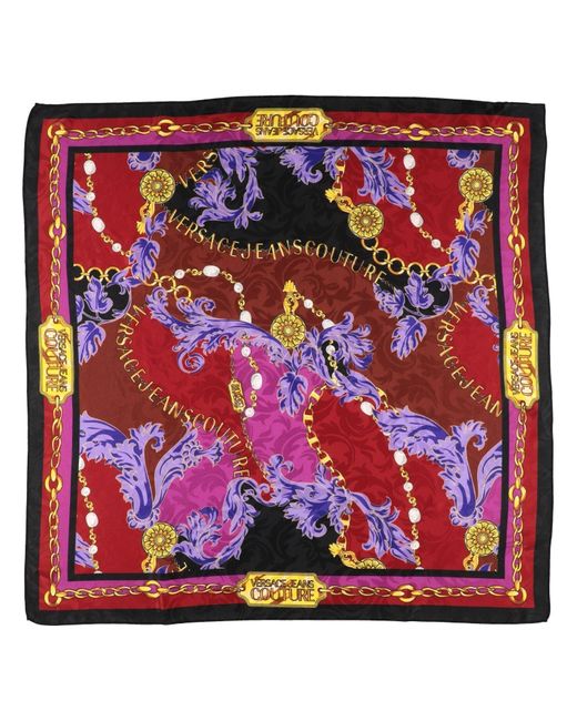 Versace Red Scarf