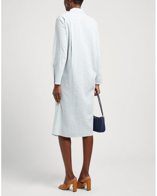 Alysi Blue Midi-Kleid