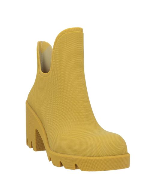 Burberry Yellow Ankle Boots
