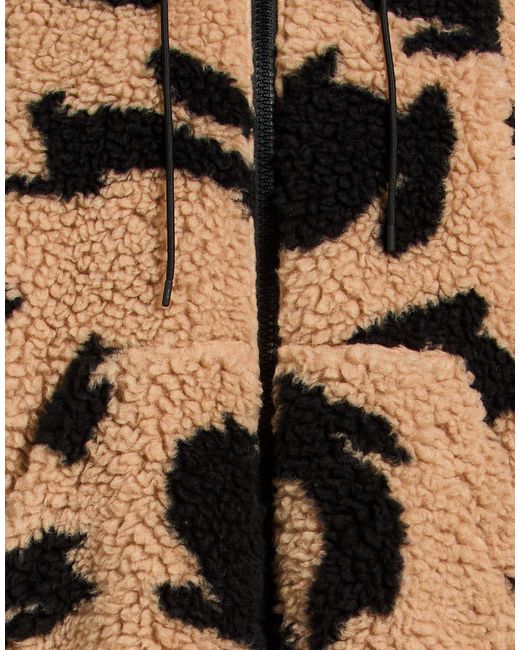 MSGM Brown Jacket Wool, Polyester, Acrylic