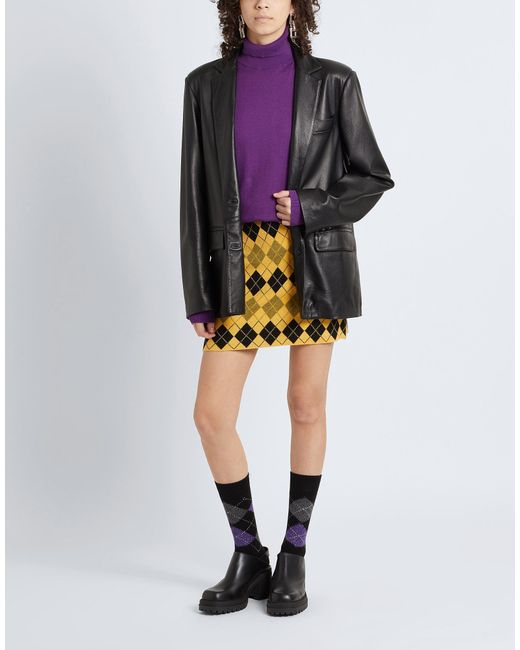 8 by YOOX Purple Turtleneck