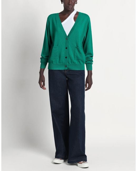 Not Shy Green Cardigan