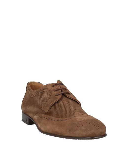 Baldinini Brown Lace-Up Shoes for men