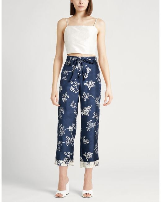 Max Mara Blue Pants