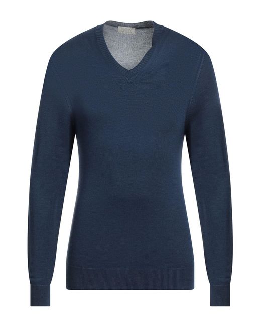 N.O.W. ANDREA ROSATI CASHMERE Blue Sweater for men
