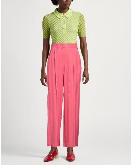 ARMANI EXCHANGE Pink Pants Viscose