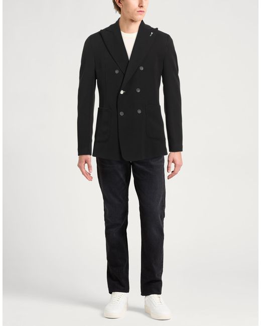 Berna Black Blazer for men