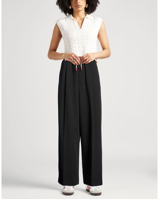 ViCOLO Black Pants Polyester, Viscose, Elastane