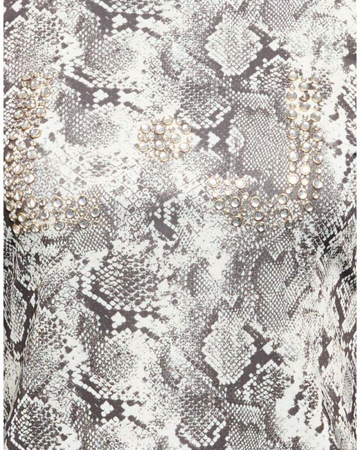 Liu Jo Gray Top Polyester, Elastane