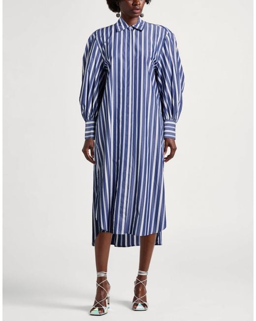 MAX&Co. Blue Midi Dresses