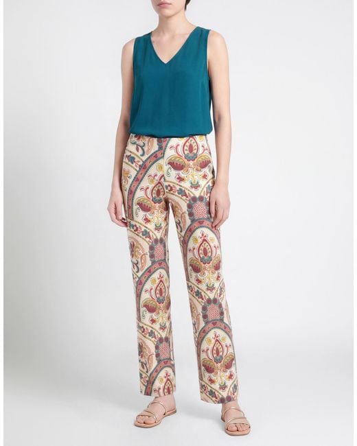 Raffaela D'angelo Natural Pants Polyamide, Elastane
