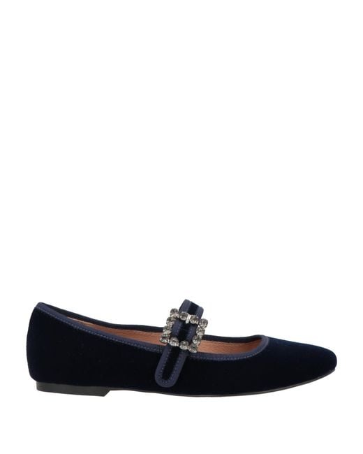 Bibi Lou Blue Ballet Flats