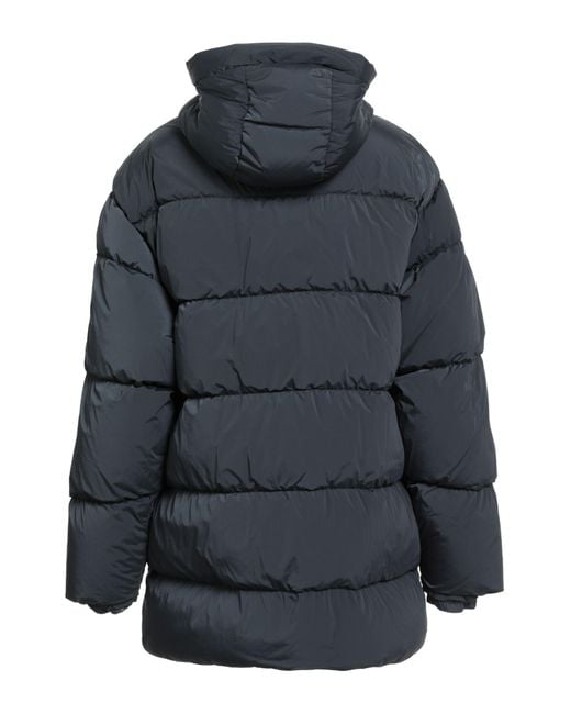 C P Company Blue Charcoal Puffer Polyamide, Elastane for men
