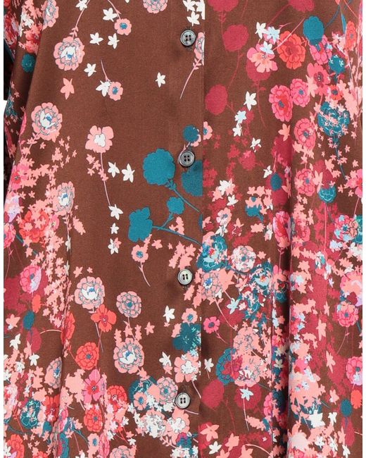 Robert Friedman Red Shirt Viscose, Elastane
