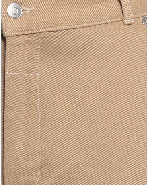 Sandro Natural Camel Pants Cotton for men