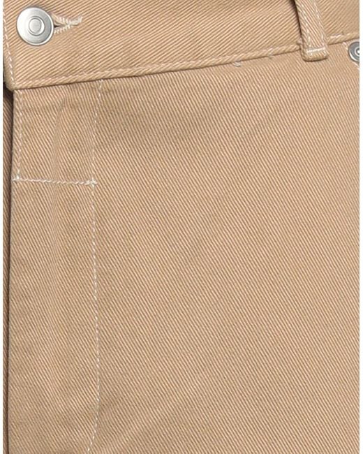 Sandro Natural Camel Pants Cotton for men