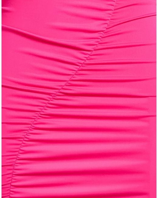 Suoli Pink Mini Dress Polyamide, Elastane