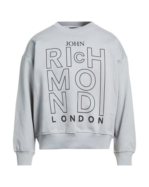 John Richmond Gray Sweatshirts for men
