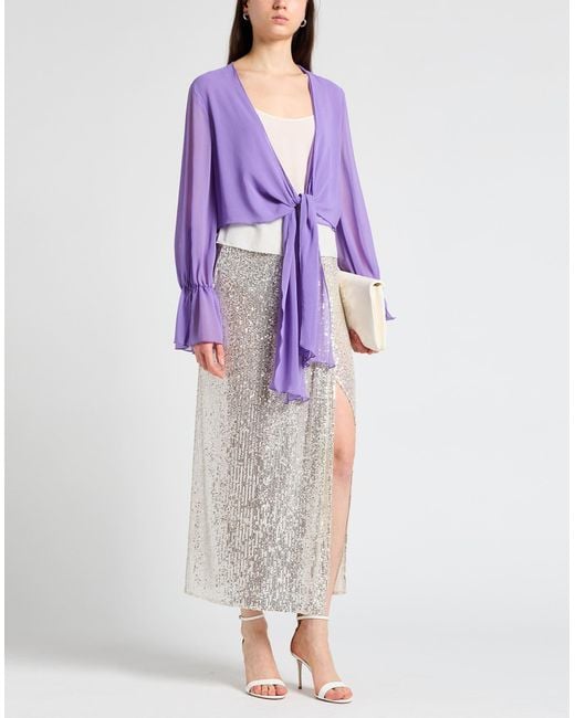 SIMONA CORSELLINI Purple Top Polyester